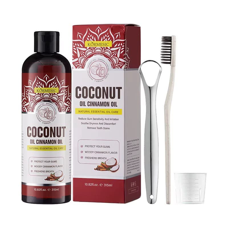 Kormesic Coconut oil cinnamon mouthwash
