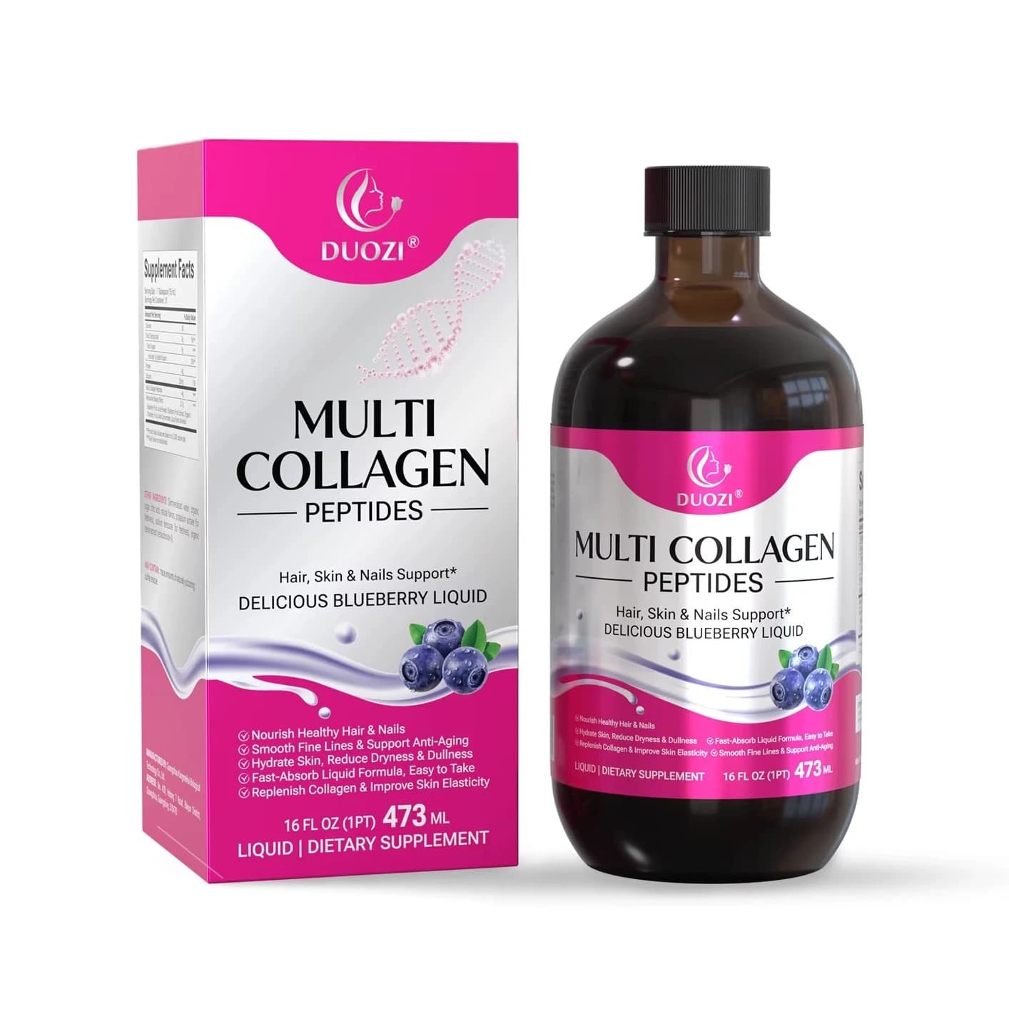 Douzi Multi Collagen Peptide Drink. 473ml